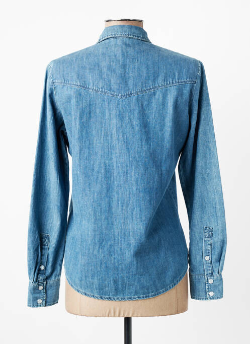 Cămașă croială cambrată mâneci lungi albastru KANOPE femme