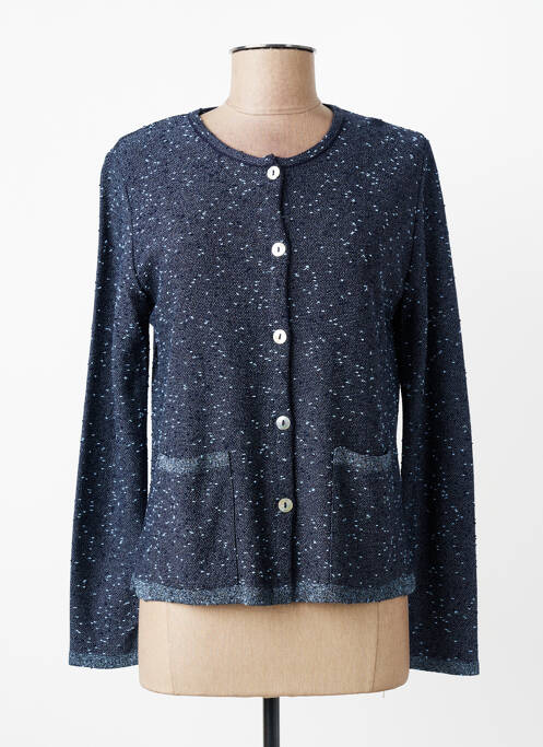 Vestă cu mâneci lungi elasticitate albastru I.ODENA femme