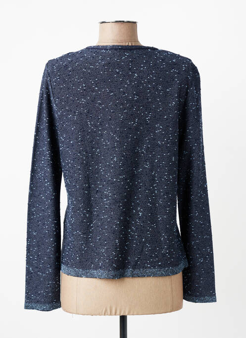 Vestă cu mâneci lungi elasticitate albastru I.ODENA femme