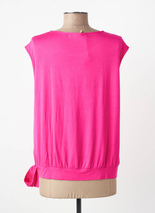 Top țesătură jersey mâneci scurte roz SEE THE MOON femme