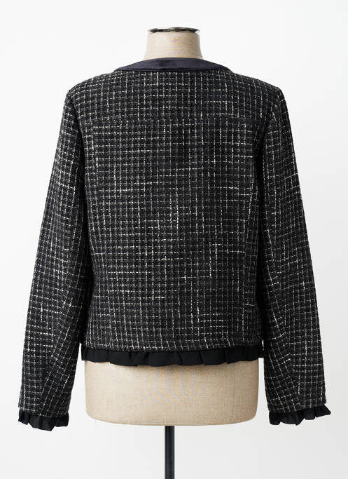 Jachete elegante buzunare false negru DERHY femme