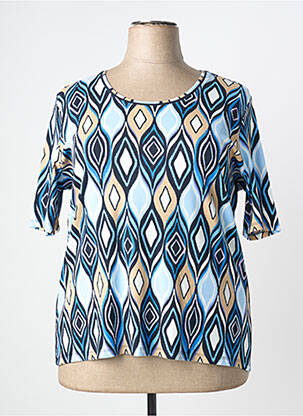 Tricou imprimeu fantezie mâneci scurte albastru BETTY BARCLAY femme