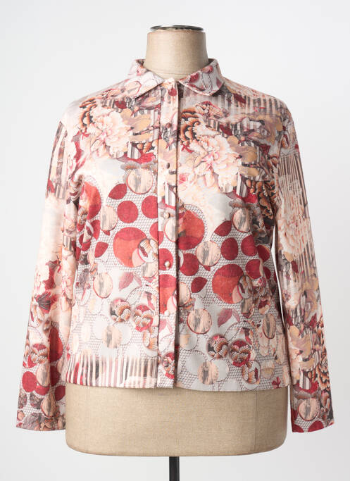 Cămașă croială cambrată mâneci lungi bej GRIFFON femme