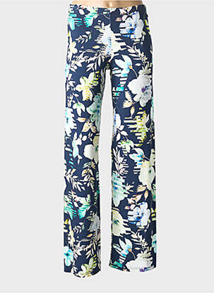 Pantalon drept elasticitate mărime normală albastru I.ODENA femme