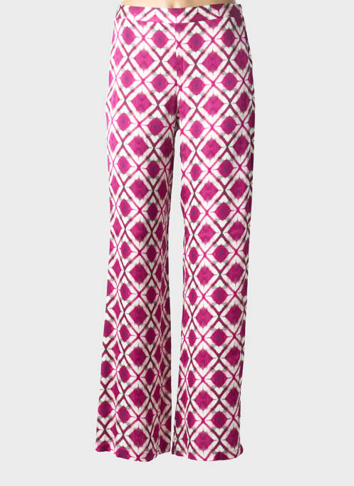 Pantalon drept talie elastică mărime normală violet SEE THE MOON femme