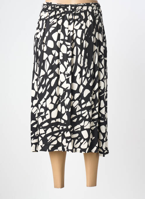 Fustă midi croială dreaptă negru GRIFFON femme