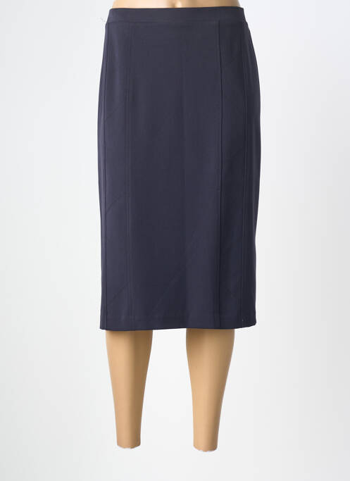 Fustă midi croială dreaptă albastru GRIFFON femme