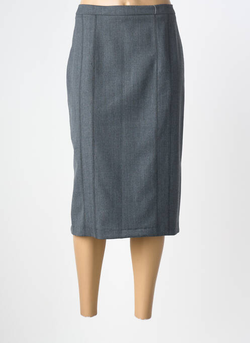 Fustă midi căptușeală textilă gri GRIFFON femme