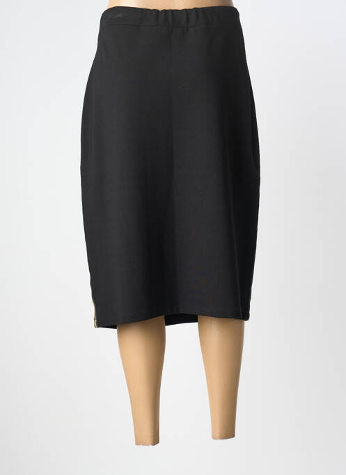 Fustă midi croială dreaptă negru MERI & ESCA femme