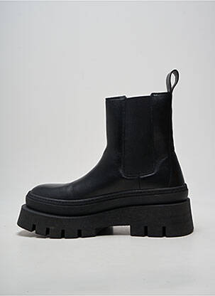 Botine/ghete toc mic toc de 4 la 6 cm negru COPENHAGEN femeie