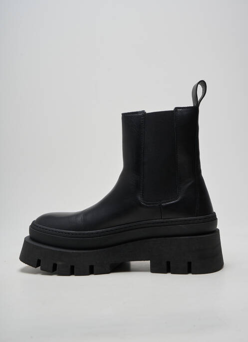 Botine/ghete toc mic toc de 4 la 6 cm negru COPENHAGEN femme