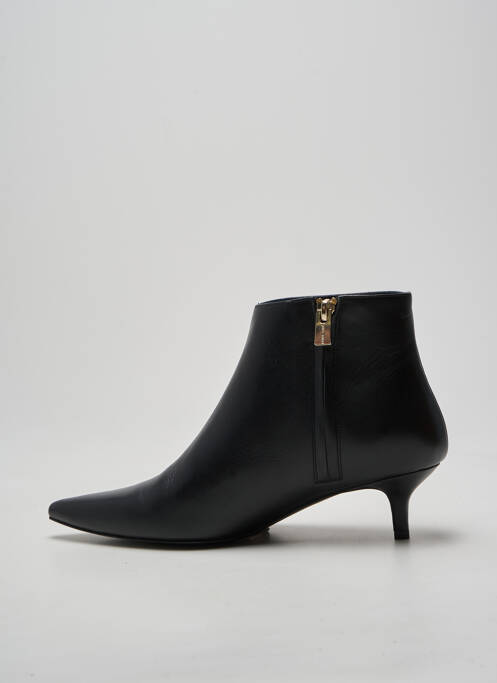 Botine/ghete vârf ascuțit toc de 4 la 6 cm negru ANINE BING femme