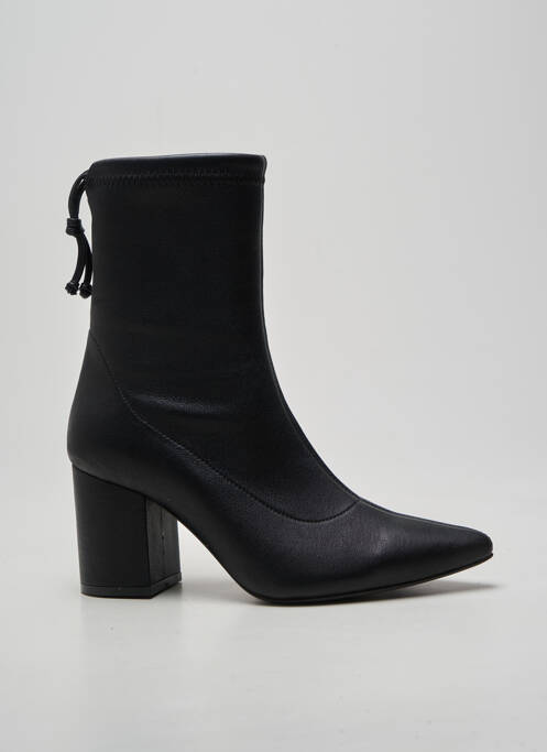 Botine/ghete vârf ascuțit toc de 7 la 9 cm negru ANINE BING femme