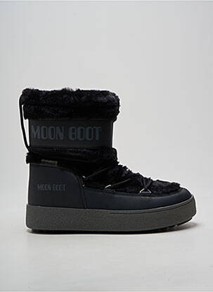 Botine/ghete vârf rotund toc de 4 la 6 cm negru MOON BOOT femeie