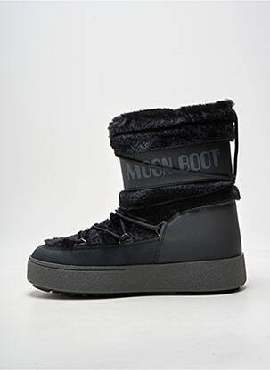 Botine/ghete vârf rotund toc de 4 la 6 cm negru MOON BOOT femeie