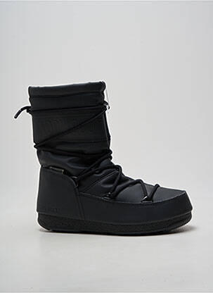 Botine/ghete vârf rotund toc plat până la 3 cm negru MOON BOOT femeie