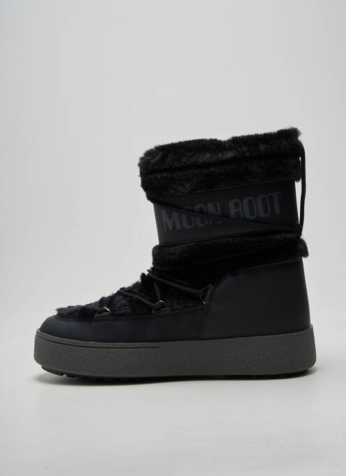 Botine/ghete vârf rotund toc de 4 la 6 cm negru MOON BOOT femme