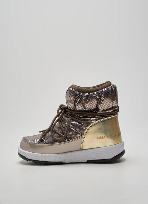 Botine/ghete vârf rotund vârf rotund auriu MOON BOOT fille