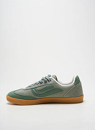 Adidași vârf rotund toc plat până la 3 cm verde GENESIS femeie