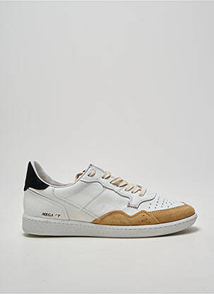 Adidași vârf rotund toc plat până la 3 cm alb HIDNANDER femme