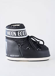 Botine/ghete vârf rotund toc plat până la 3 cm negru MOON BOOT femeie