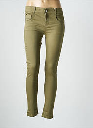 Blugi skinny elasticitate talie joasă verde LES P'TITES BOMBES femeie