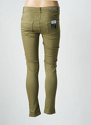 Blugi skinny elasticitate talie joasă verde LES P'TITES BOMBES femeie