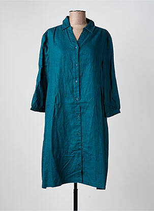 Rochie midi mâneci 3/4 mâneci 3/4 verde CECIL femme