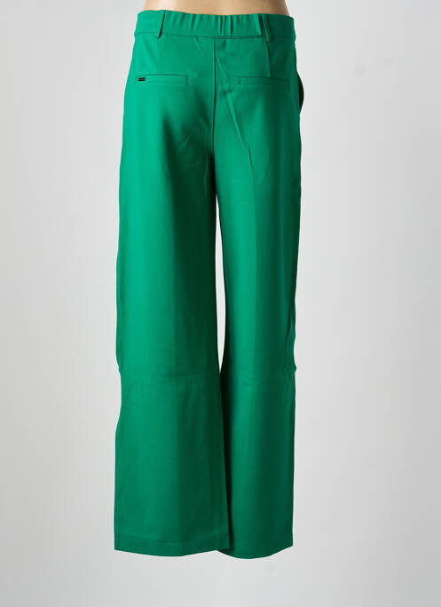 Pantalon drept elasticitate talie înaltă verde STREET ONE femme