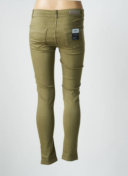 Blugi skinny elasticitate talie joasă verde LES P'TITES BOMBES femme