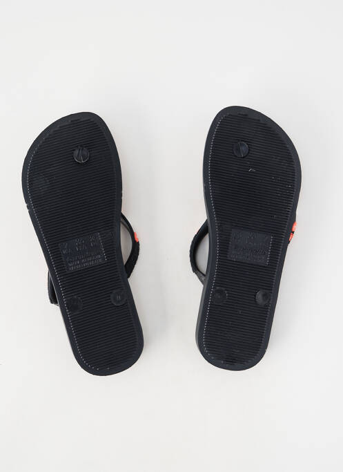 Șlapi vârf deschis toc plat până la 3 cm negru IPANEMA femme