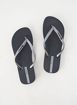 Șlapi vârf deschis toc plat până la 3 cm negru IPANEMA femme