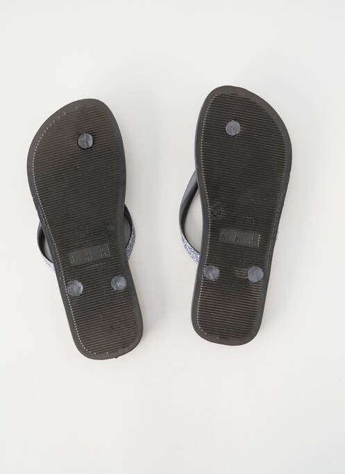 Șlapi vârf deschis toc plat până la 3 cm negru IPANEMA femme