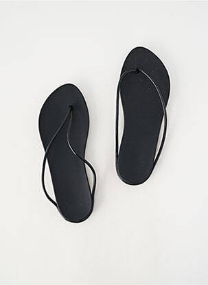 Șlapi vârf deschis toc plat până la 3 cm negru IPANEMA femeie