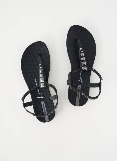Șlapi vârf deschis toc plat până la 3 cm negru IPANEMA femme