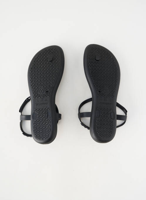 Șlapi vârf deschis toc plat până la 3 cm negru IPANEMA femme