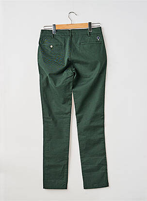 Pantalon chino țesătură poplin mărime normală verde FAGUO bărbat
