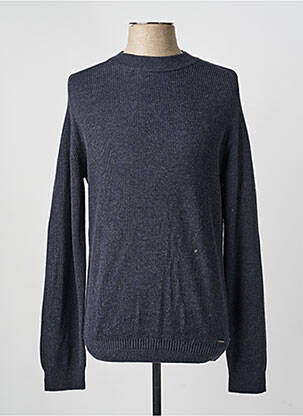 Pulover guler rotund mâneci lungi albastru DSTREZZED homme