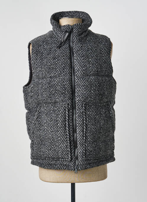 Geacă matlasată buzunare fără glugă gri DSTREZZED homme