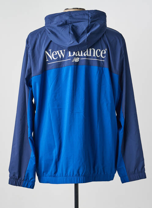 Jachetă vânt buzunare cu glugă albastru NEW BALANCE homme