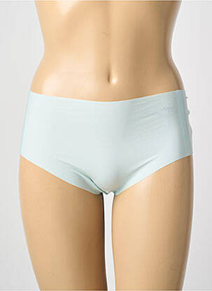 Shorty țesătură satinată albastru SLOGGI femme