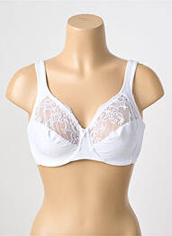 Sutien broderie sutien cupe întregi cu decolteu înalt alb TRIUMPH femme