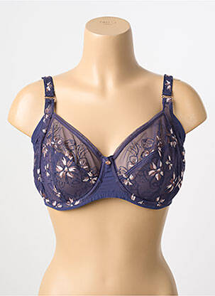 Sutien broderie albastru TRIUMPH femme