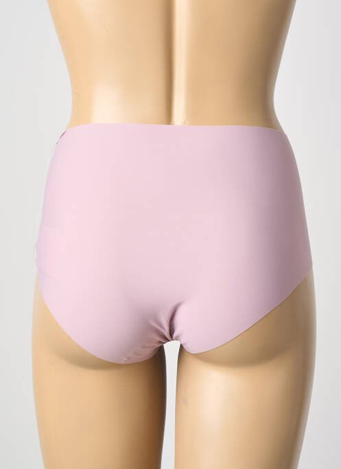 Chilot cu talie înaltă efect material satinat violet SLOGGI femme