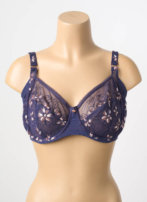 Sutien broderie albastru TRIUMPH femme