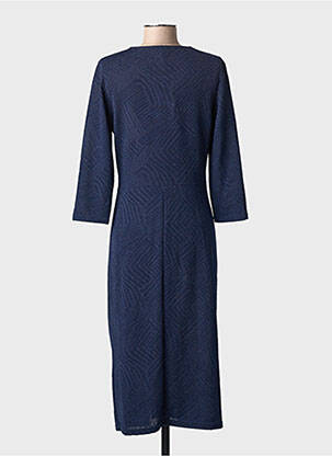 Rochie midi mâneci 3/4 mâneci 3/4 albastru EGERIE femeie