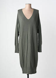 Rochie pulover guler în v mâneci lungi verde LA FEE MARABOUTEE femeie