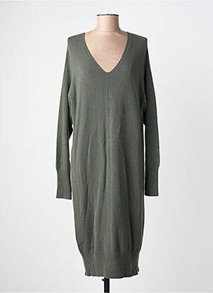 Rochie pulover guler în v mâneci lungi verde LA FEE MARABOUTEE femme