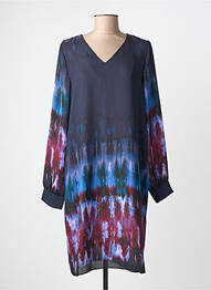 Rochie midi croială fluidă mâneci lungi albastru LA FEE MARABOUTEE femeie