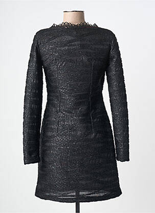 Rochie scurtă mâneci lungi mâneci lungi negru LO! LES FILLES femeie